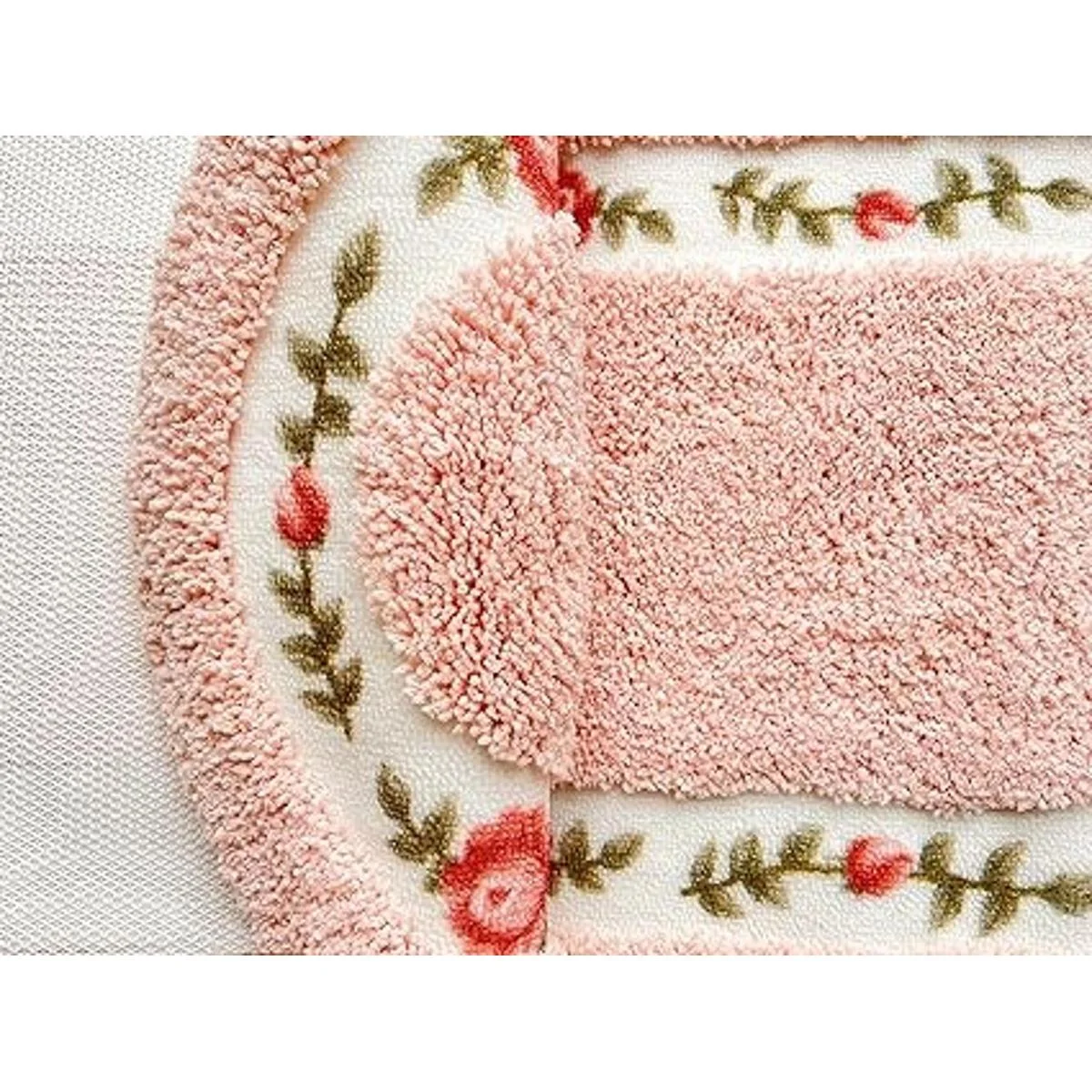 Beautiful Rose Flower Area Rugs for Living Room Bedroom