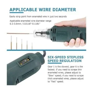 MXBAOHENG Máquina de pelado de alambre magnético de mano_3