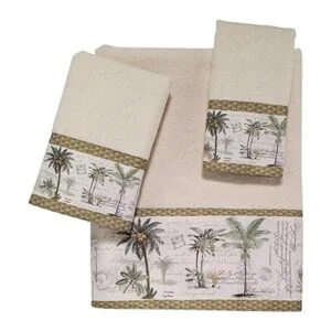 Avanti Linens Colony Palm Collection Cortina de ducha_5