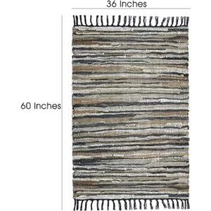 COTTON CRAFT Liverpool Alfombra de piel reversible tejida_4