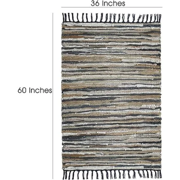COTTON CRAFT Liverpool Alfombra de piel reversible tejida_4