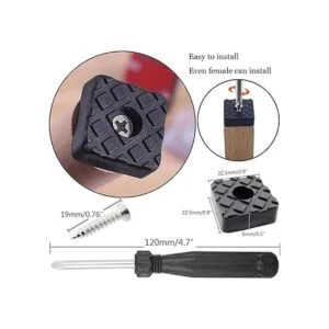 QY almohadillas de caucho antiderrapantes cuadradas para_2