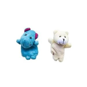Tiernos animales de terciopelo estilo marionetas de dedo_6