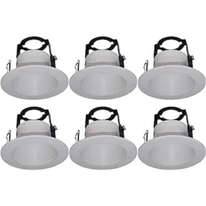 6 Pack 4 pulgadas Open Deflector recortar con soporte_1