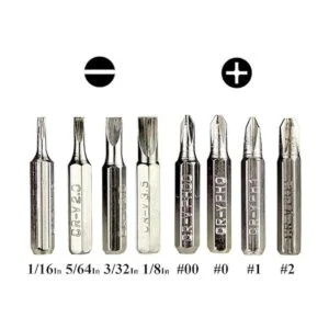 SWATOM Juego de mini destornilladores 8 en 1 pequeños_3