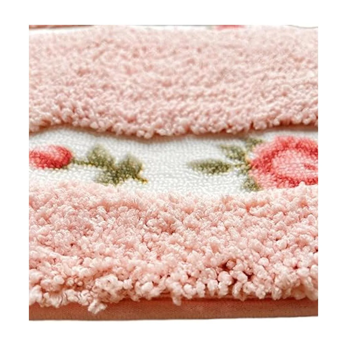 Beautiful Rose Flower Area Rugs for Living Room Bedroom