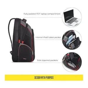 Solo Launch Mochila para laptop de 17.3 pulgadas con_3