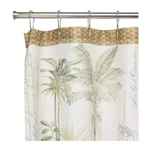 Avanti Linens Colony Palm Collection Cortina de ducha_2