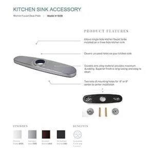 Constructores Shoppe 1920 CP 10 fregadero de cocina llave_2