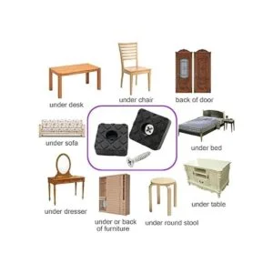 QY almohadillas de caucho antiderrapantes cuadradas para_5