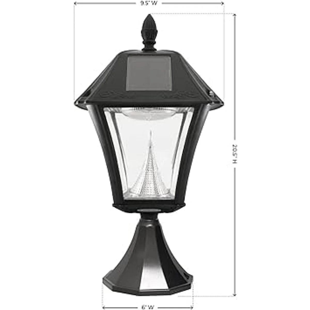 Lámpara solar LED para exteriores Gama Sonic Baytown II_5