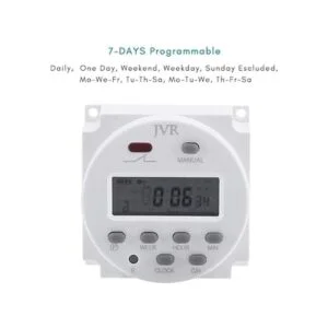 JVR Interruptor de temporizador de 12 V digital