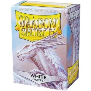 Dragon Shield Fundas protectoras blancas mate 100_2