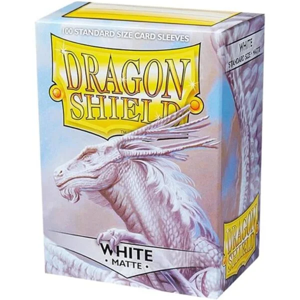 Dragon Shield Fundas protectoras blancas mate 100_2