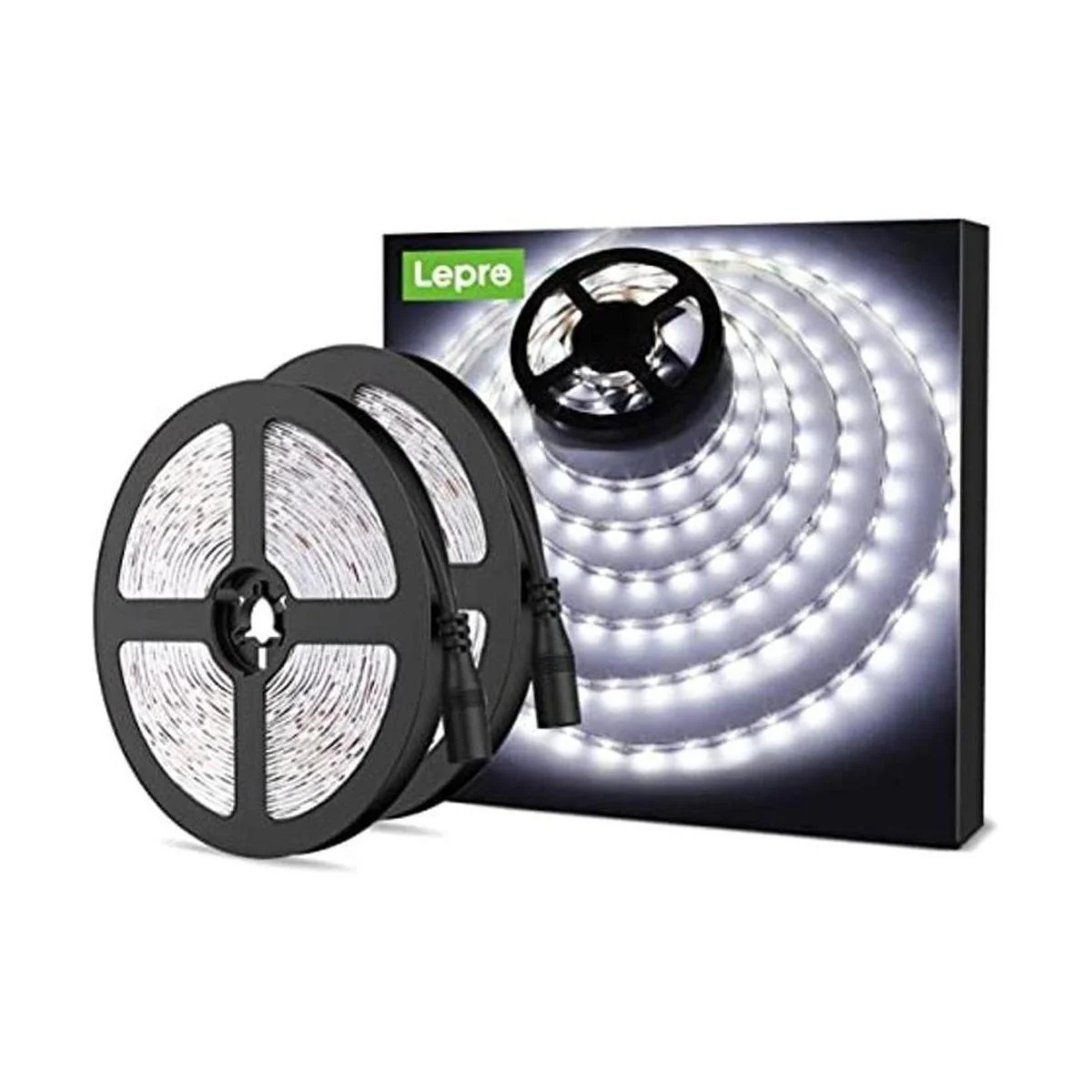 LE Paquete de 2 tiras flexibles de luces LED 16.4 pies._1