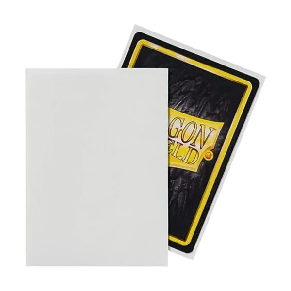 Dragon Shield Fundas protectoras blancas mate 100_4
