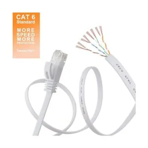 Cable de conexión de red LAN y Ethernet plano categoría 6_3