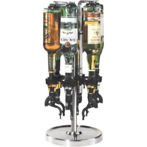 Oggi Dispensador de licor 6 botellas acero inoxidable_1