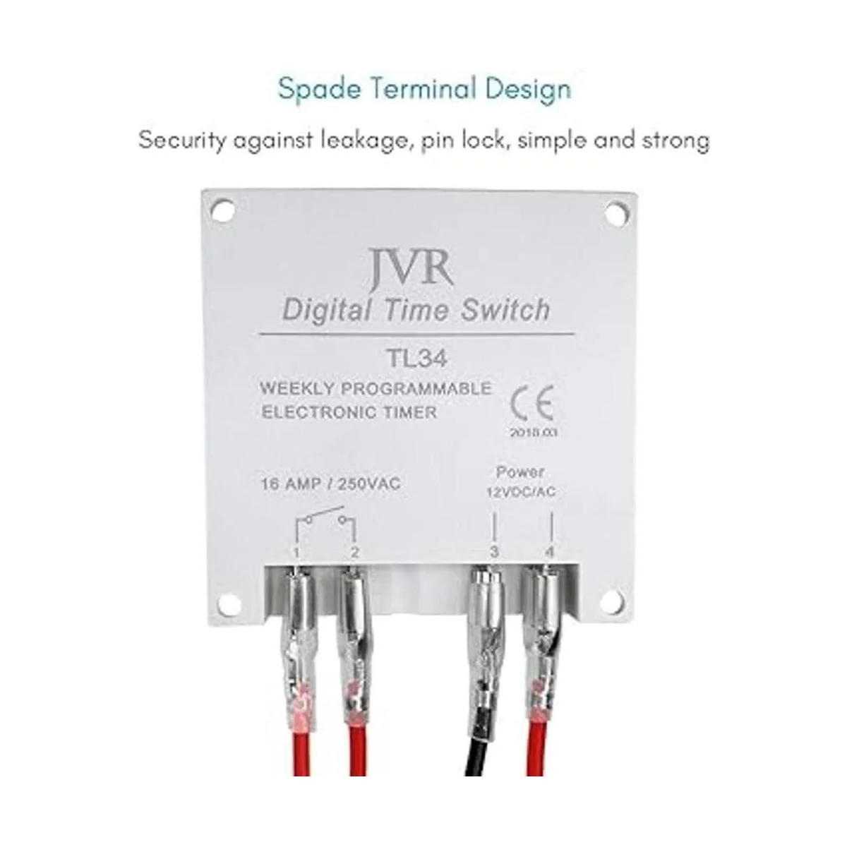 JVR Interruptor de temporizador de 12 V digital