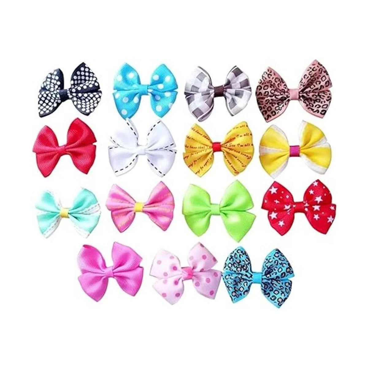 PET SHOW 20pcs Dog Hair Bows with Alligator Clips for