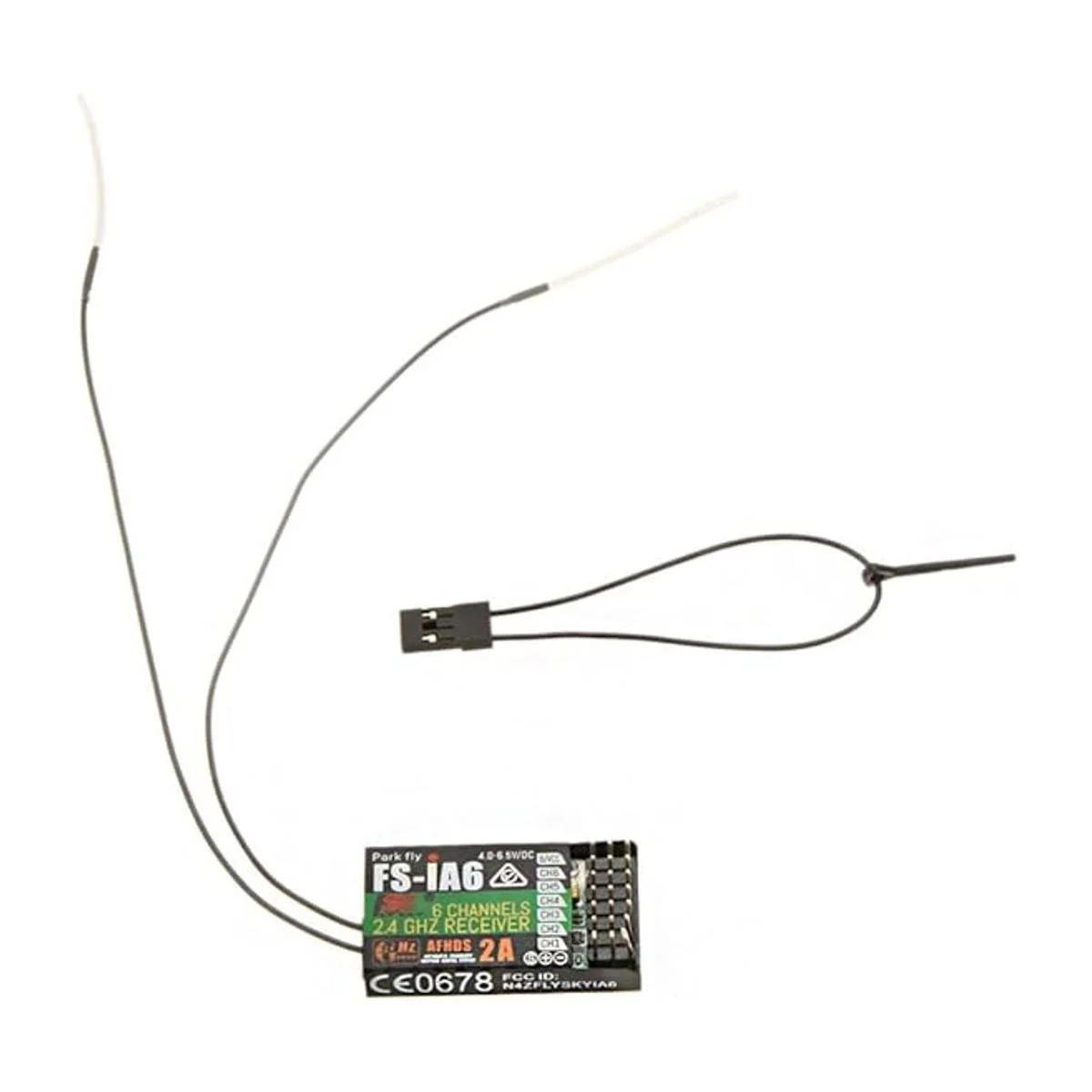 GoolRC 2pcs 2.4 G Flysky fsia6 6 canal receptor de control