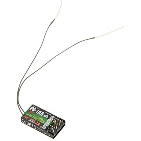GoolRC 2pcs 2.4 G Flysky fsia6 6 canal receptor de control