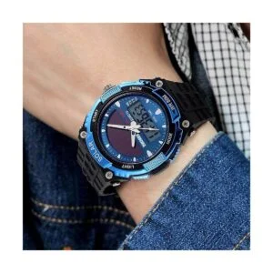 Fanmis Reloj de pulsera de cuarzo casual con energía solar_6