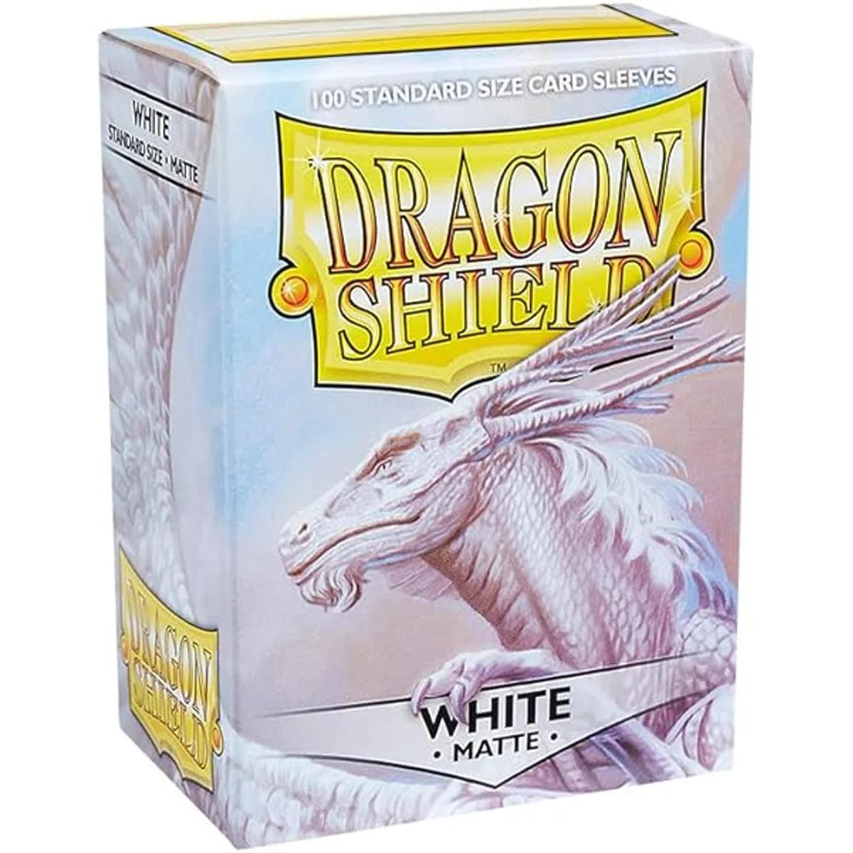 Dragon Shield Fundas protectoras blancas mate 100_1