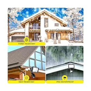 Robust Solar 80 luces LED de movimiento solares para el