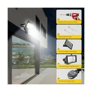 Robust Solar 80 luces LED de movimiento solares para el