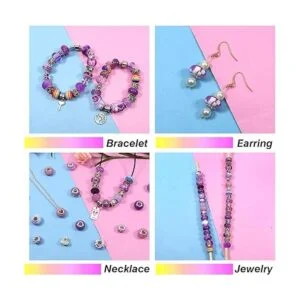 TOAOB 50 piezas de cuentas de cristal europeas de Lampwork