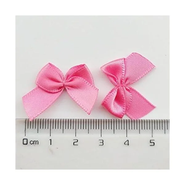 Chenkou Craft 60 unidades de mini moños flores lazos_3