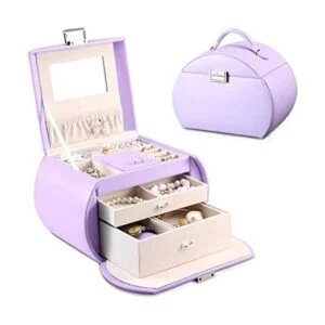 Caja de joyería Vlando para niñas estilo princesa diseño_1