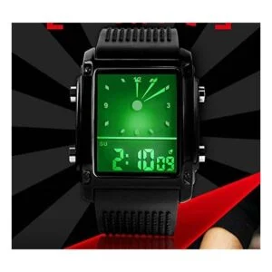 Relojes de pulsera deportivos con esfera rectangular para_5
