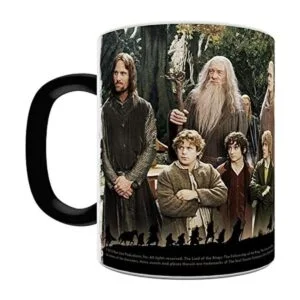 Lord of The Rings Taza de cerámica sensible al calor de_1