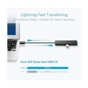 Anker 4Port USB 3.0 Ultra Slim Puerto de catos para_2