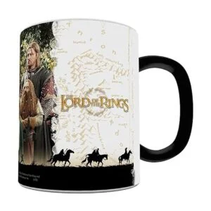 Lord of The Rings Taza de cerámica sensible al calor de_2