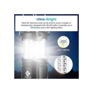 Etekcity Camping Lantern Battery Powered LED for Power_2