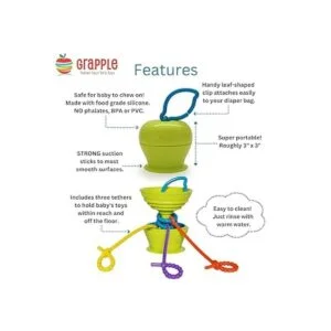 Juguete de bebé con soporte de ventosa Grapple para niños_3