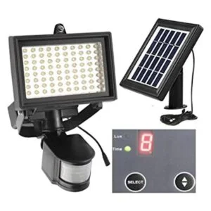 Robust Solar 80 luces LED de movimiento solares para el