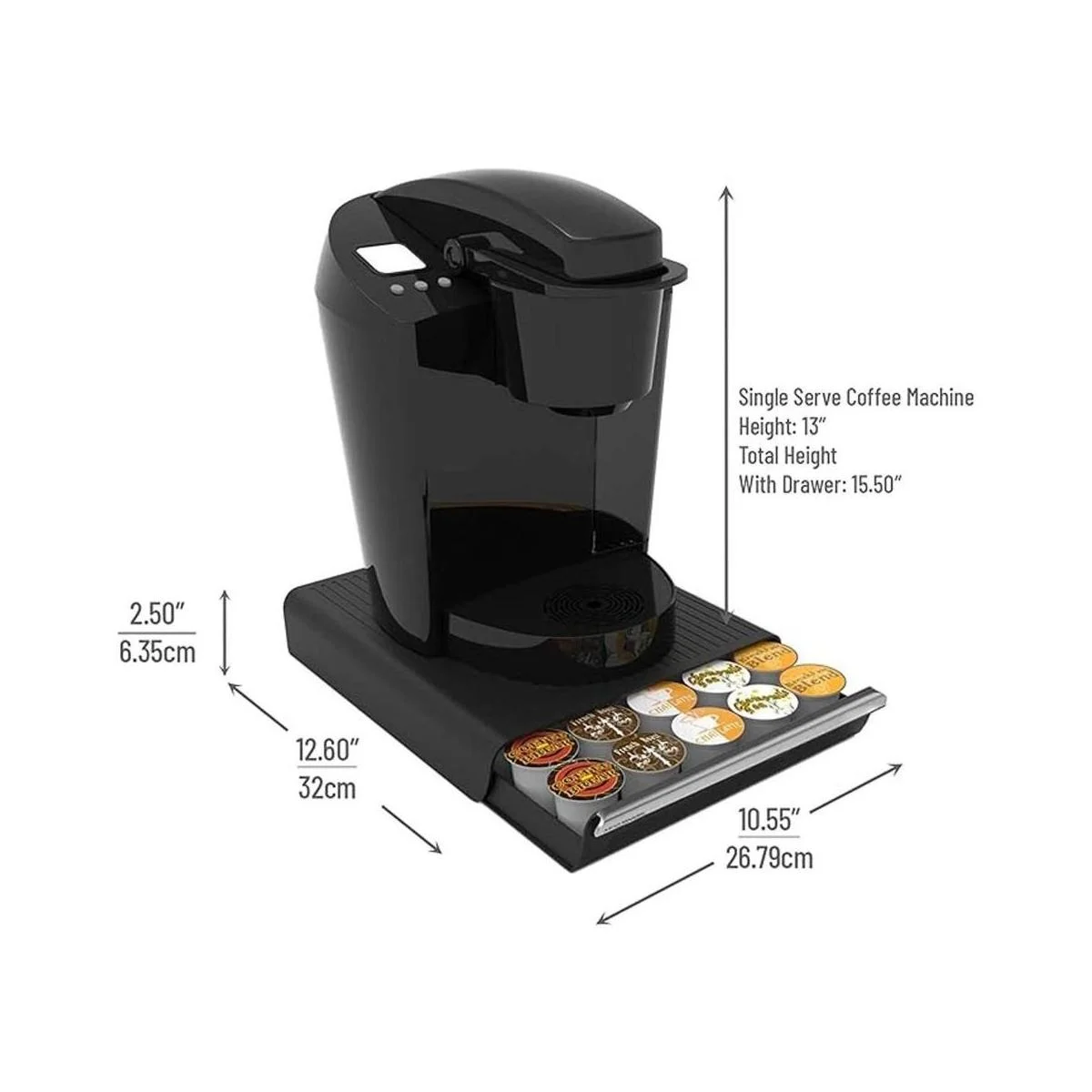 Paquete de 2 organizadores de condimento café con_3