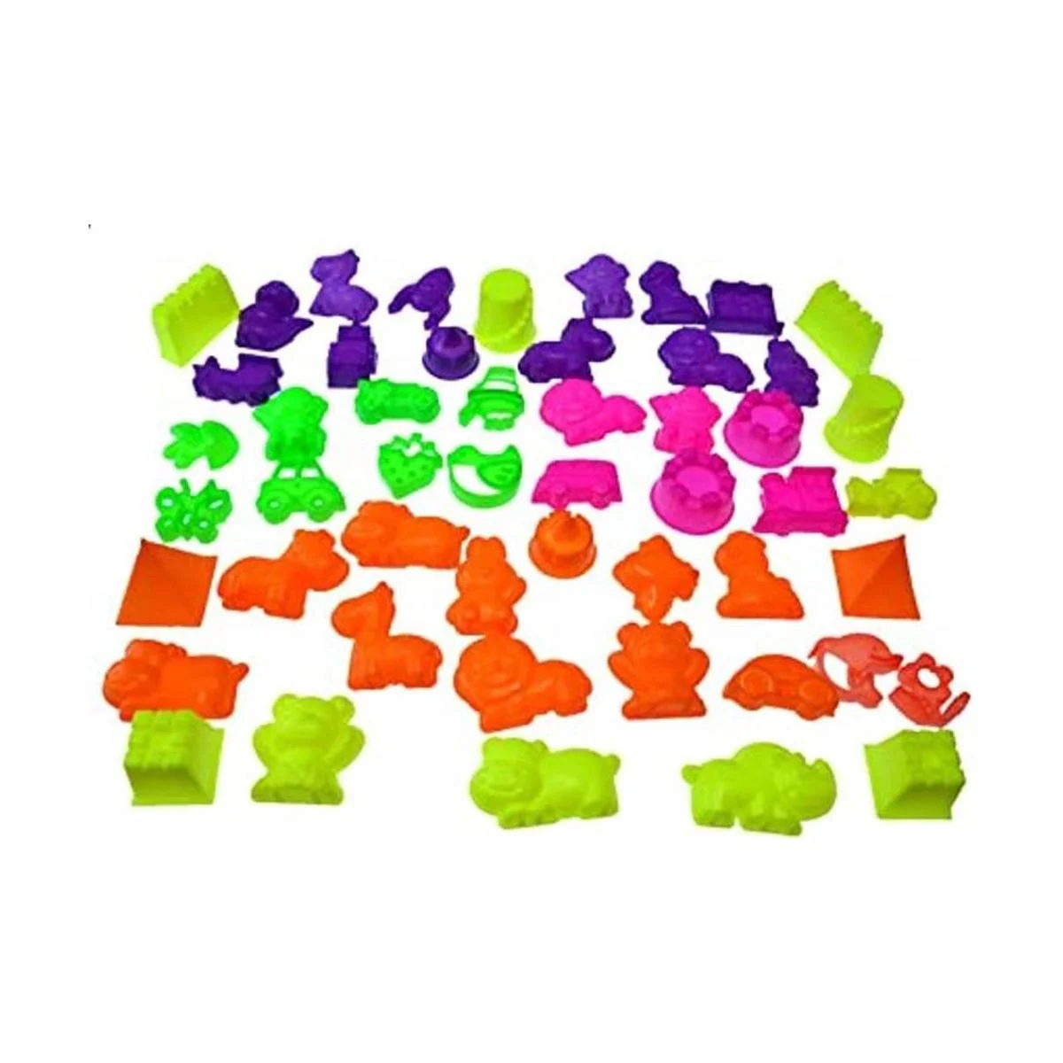 Juego de moldes arena cinética Deluxe de 50 piezas Safari_1