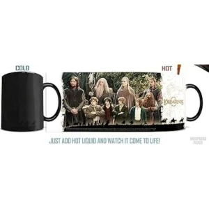 Lord of The Rings Taza de cerámica sensible al calor de_4