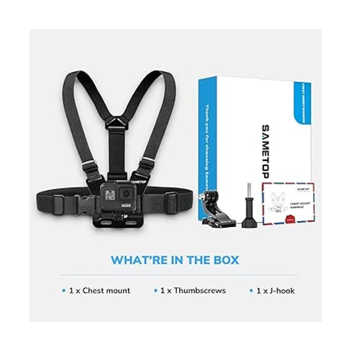 Sametop Arnés de montaje de correa de pecho compatible con_2
