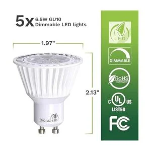 Bombilla Bioluz LED GU10 equivalente a 50 W regulable_2