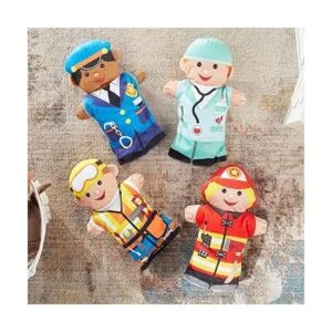 Marionetas de mano Melissa Doug Jolly Helpers juego de_4