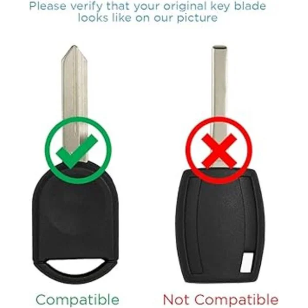 Keyless2Go Repuesto para llave de transpondedor de_3