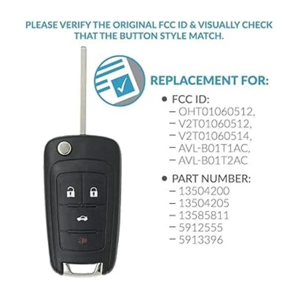 Keyless2Go llavero de apertura remota de 4 botones para_4