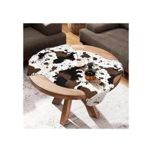Alfombra con estampado de vaca alfombra de piel de vaca