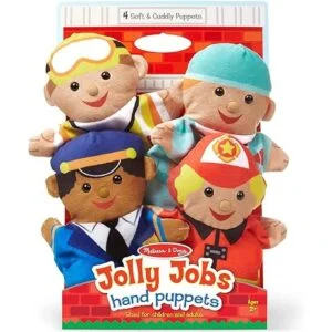 Marionetas de mano Melissa Doug Jolly Helpers juego de_6